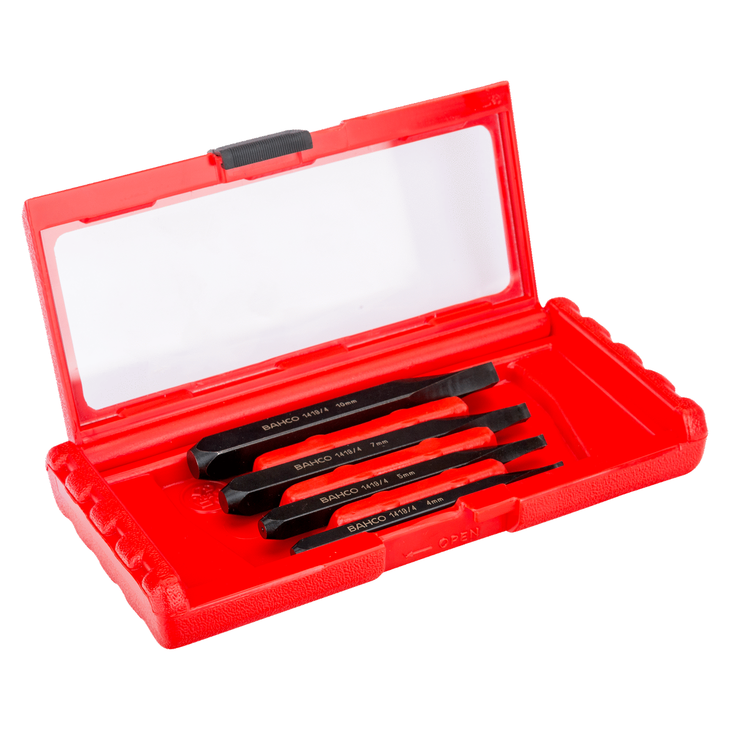 BAHCO 1419/4 Stud Extractor Set for Broken-Off Screws Mechanical - Premium Stud Extractor Set from BAHCO - Shop now at Yew Aik.