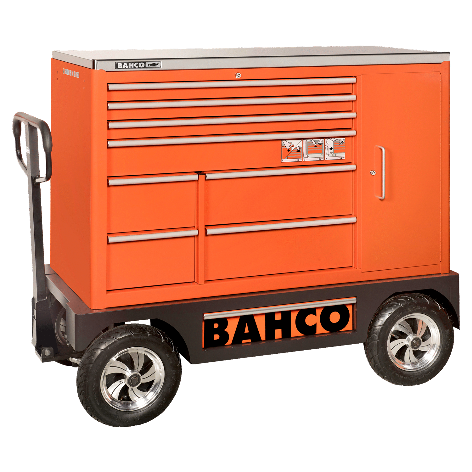 BAHCO 1475KXXL8CWTSS 53” Special Tool Trolleys swith 8 Drawers - Premium Tool Trolley from BAHCO - Shop now at Yew Aik.