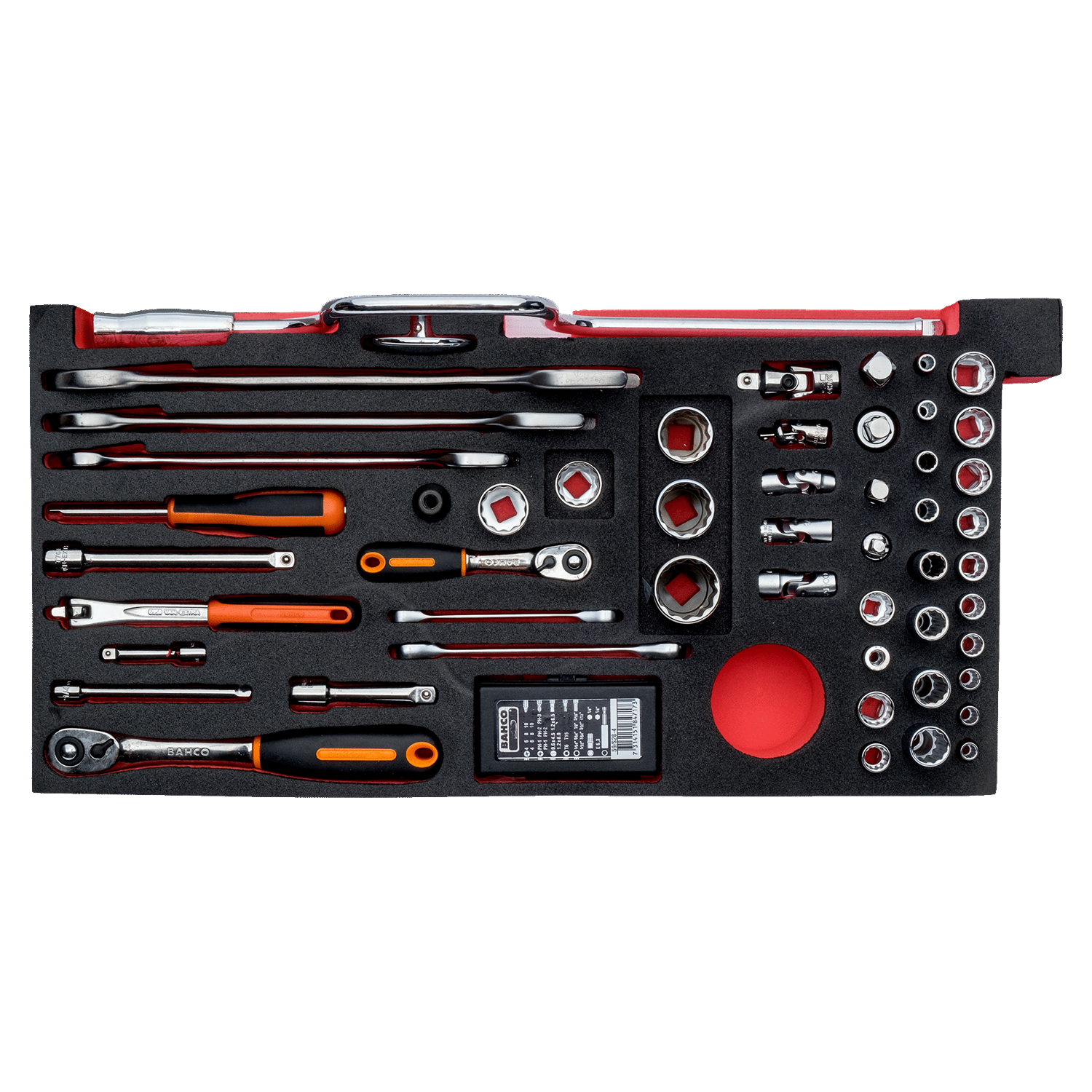 BAHCO 1483KHD3RB-FF1 Metallic Tool Box Aviation Toolkit - 129 Pcs - Premium Toolkit from BAHCO - Shop now at Yew Aik.