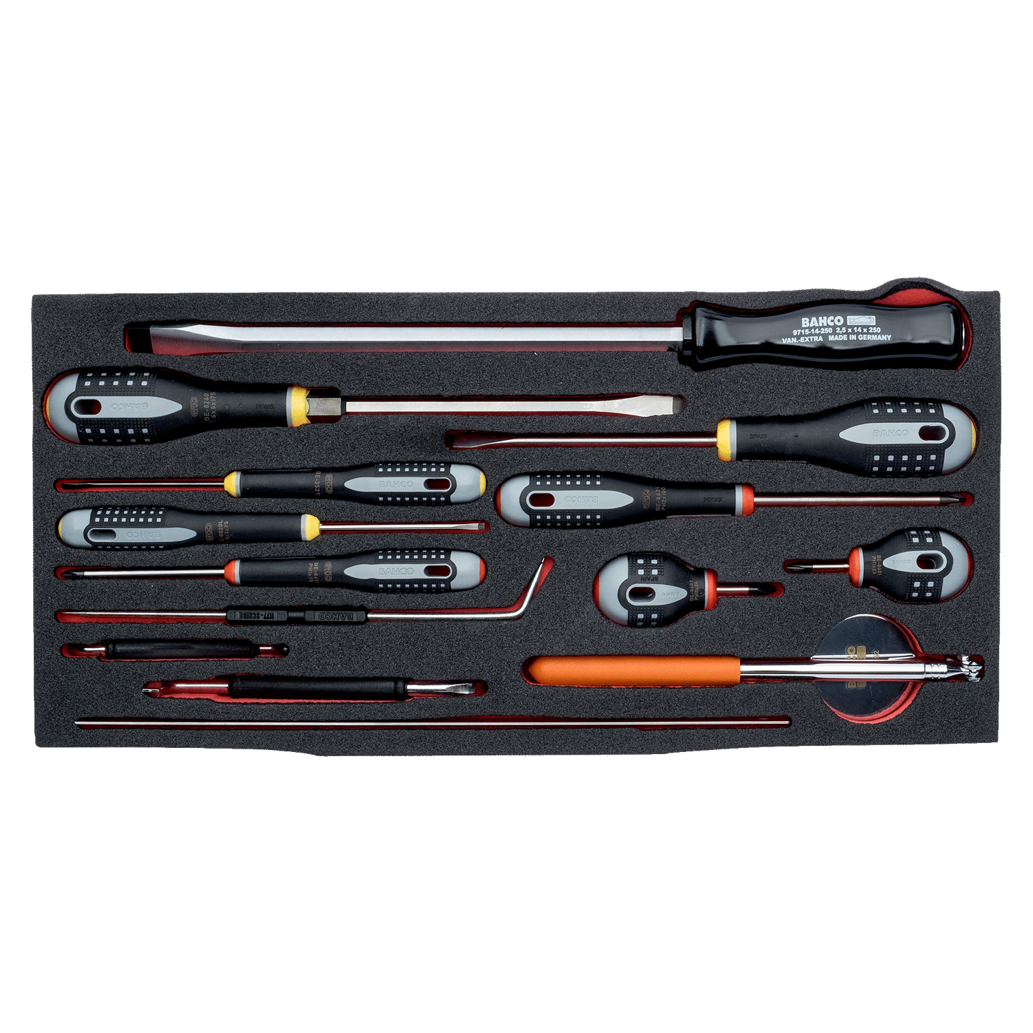 BAHCO 1483KHD3RB-FF5 Metallic Assorted Aviation Tool Set 137 pcs - Premium Assorted Aviation Tool Set from BAHCO - Shop now at Yew Aik.