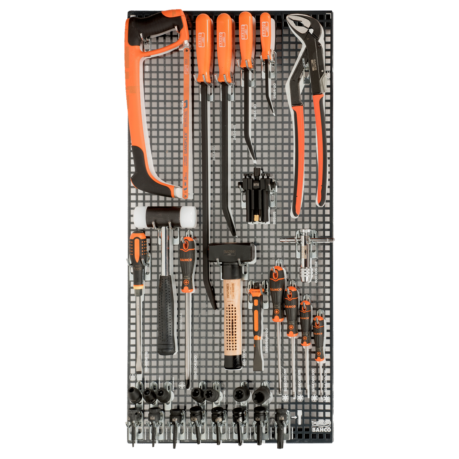 BAHCO 1495TP-AUTO-M5 Tool Panel Auto Repair Tool Kit - 32 pcs - Premium Tool Panel from BAHCO - Shop now at Yew Aik.