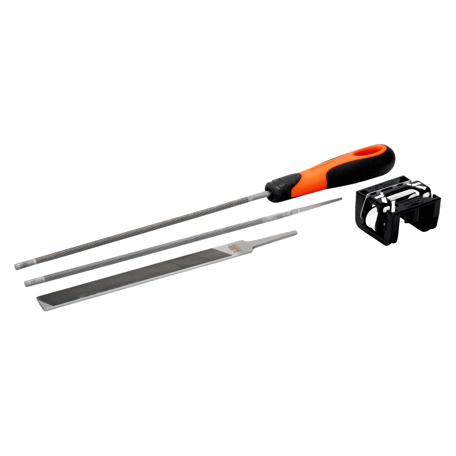 BAHCO 168-C-G Ergo Chainsaw File Set With Two- Component Handle - Premium Chainsaw File Set from BAHCO - Shop now at Yew Aik.