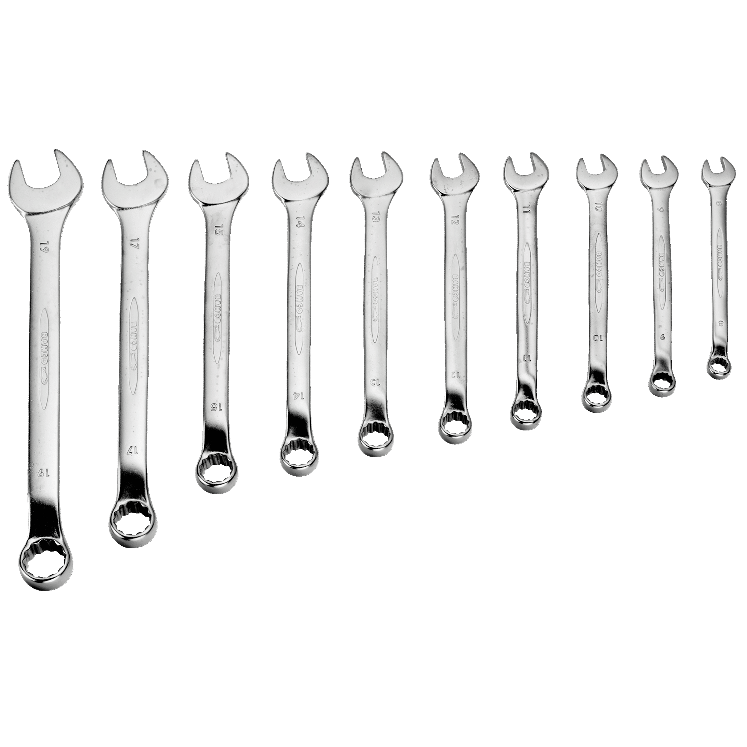 BAHCO 1952M/10 Metric Offset Combination Wrench Set - 10 Pcs/Box - Premium Combination Wrench from BAHCO - Shop now at Yew Aik.
