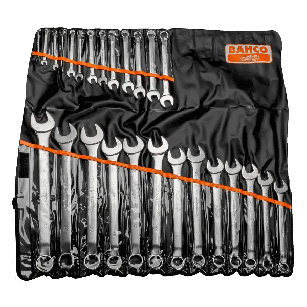 BAHCO 1952M/26T Metric Offset Combination Wrench Set - 26 Pcs - Premium Offset Combination Wrench Set from BAHCO - Shop now at Yew Aik.