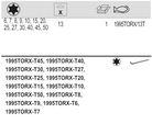 BAHCO 1995TORX/13T Long TORX Hexagon Key Set - 13 Pcs - Premium Hexagon Key Set from BAHCO - Shop now at Yew Aik.