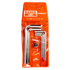 BAHCO 1998M/ Metric Hexagon Key Set With Nickel Finish - 6 Pcs - Premium Hexagon Key Set from BAHCO - Shop now at Yew Aik.