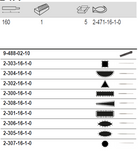 BAHCO 2-471 Needle File Set 160mm-9 Pcs (BAHCO Tools) - Premium Needle File Set from BAHCO - Shop now at Yew Aik.