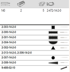 BAHCO 2-472-14-2-0 Needle File Set 140 mm - 12 Pcs (BAHCO Tools) - Premium Needle File Set from BAHCO - Shop now at Yew Aik.