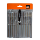 BAHCO 2-472-16-0-0 Needle File Set 160 mm - 12 Pcs (BAHCO Tools) - Premium Needle File Set from BAHCO - Shop now at Yew Aik.