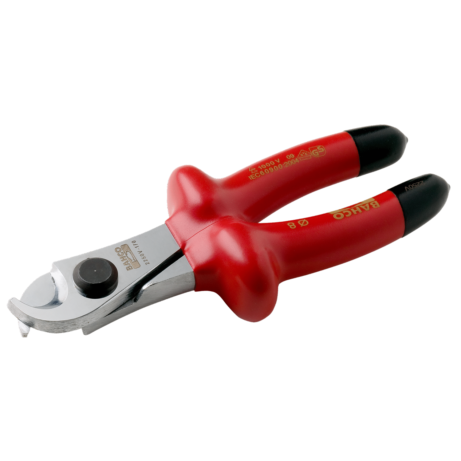 BAHCO 2250V VDE Insulated Cable Cutter (BAHCO Tools) - Premium Cable Cutter from BAHCO - Shop now at Yew Aik.