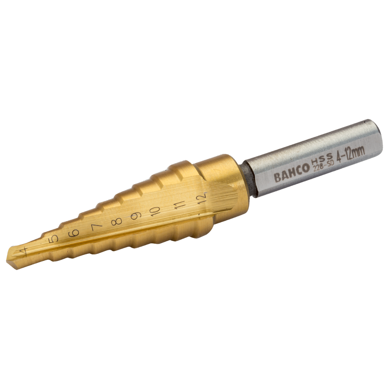 BAHCO 228-SD Step drill for metal sheet 4 mm-12 mm (BAHCO Tools) - Premium Step drill from BAHCO - Shop now at Yew Aik.