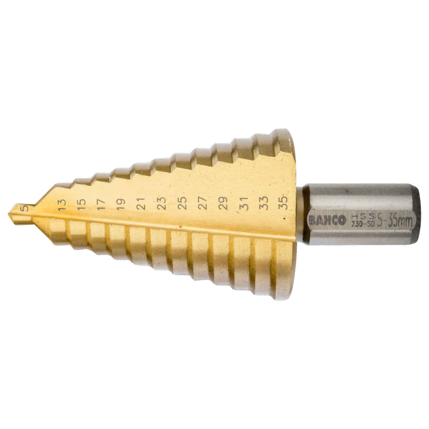 BAHCO 230-SD Step Drill For Metal Sheet 5 mm-35 mm (BAHCO Tools) - Premium Step Drill from BAHCO - Shop now at Yew Aik.