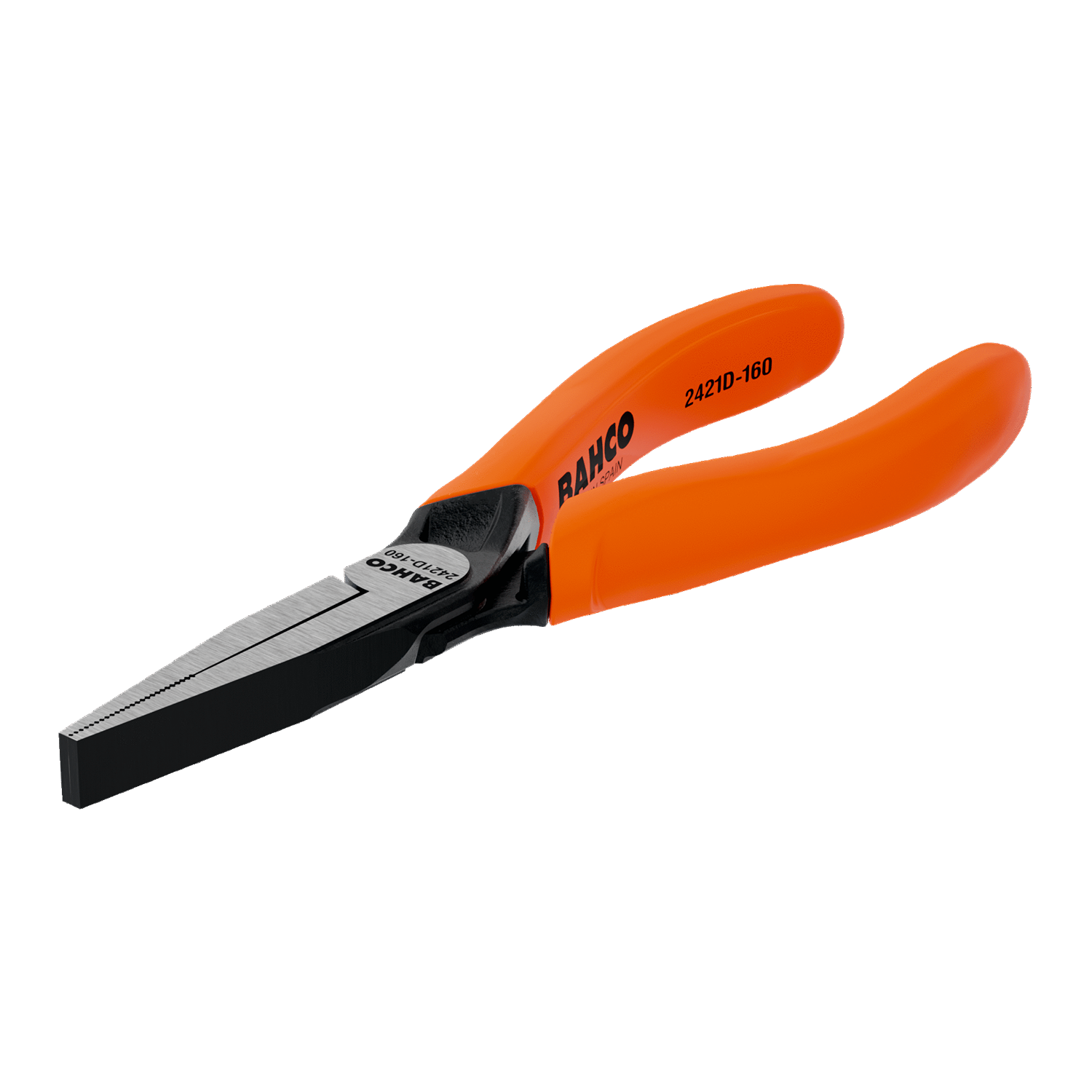 BAHCO 2421D Long Flat Nose Gripping Plier Monomaterial Handles - Premium Gripping Plier from BAHCO - Shop now at Yew Aik.