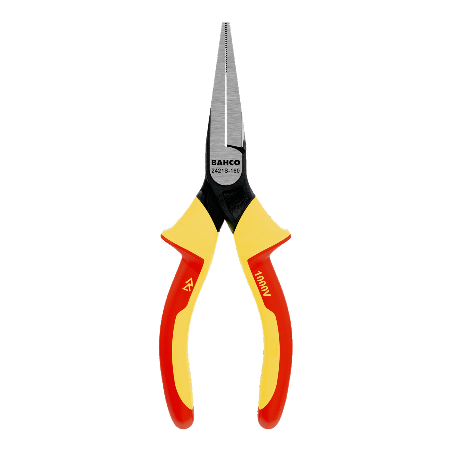 BAHCO 2421S1 ERGO Long Flat Nose Plier with Insulated Dual Handle - Premium Flat Nose Plier from BAHCO - Shop now at Yew Aik.