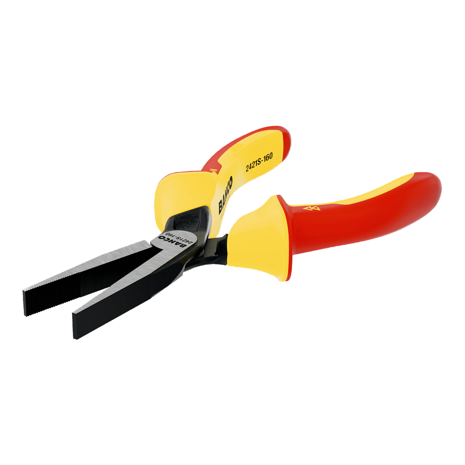 BAHCO 2421S1 ERGO Long Flat Nose Plier with Insulated Dual Handle - Premium Flat Nose Plier from BAHCO - Shop now at Yew Aik.