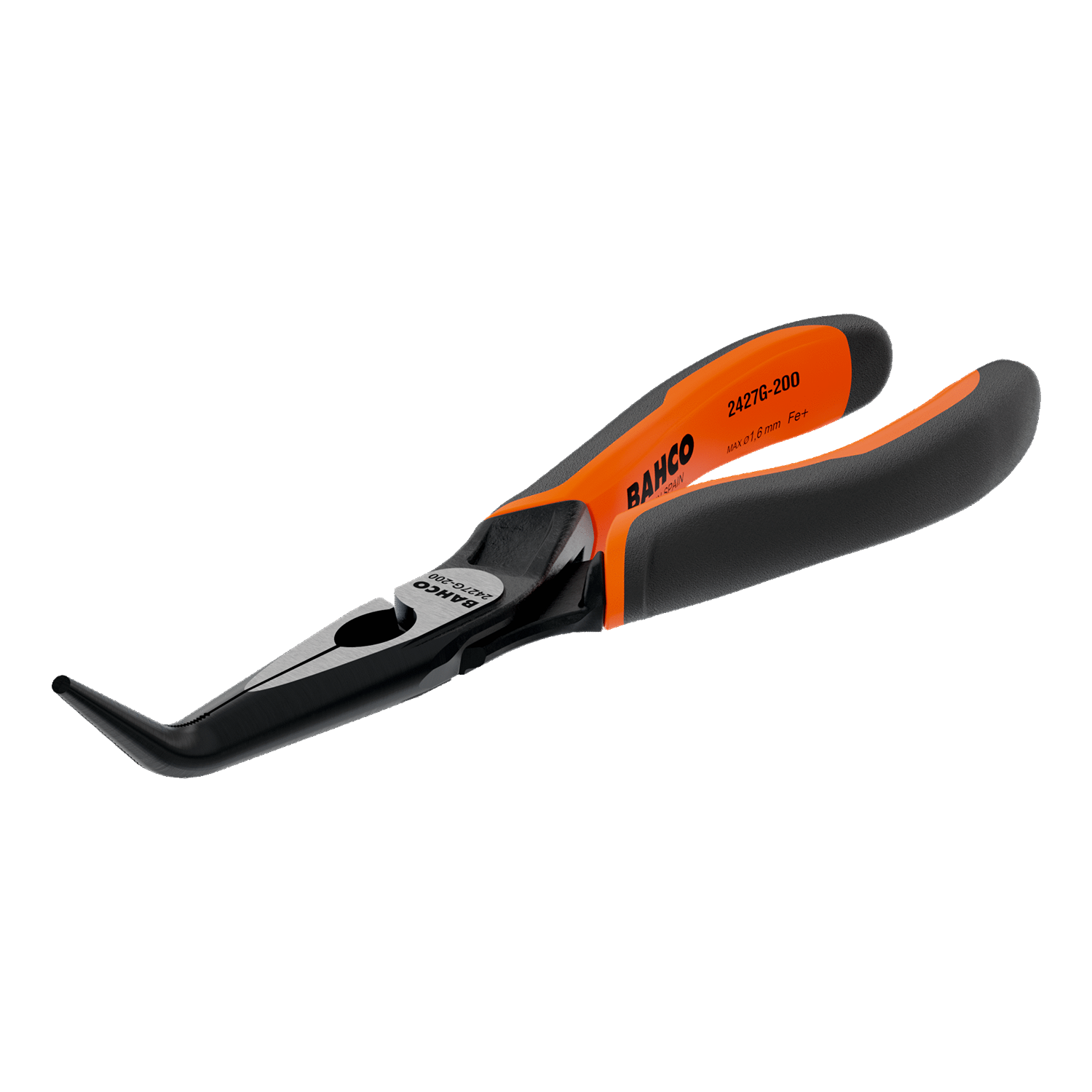 BAHCO 2427G ERGO 45° Bent Tip Snipe Nose Plier Phosphate Finish - Premium Bent Tip Snipe Nose Plier from BAHCO - Shop now at Yew Aik.