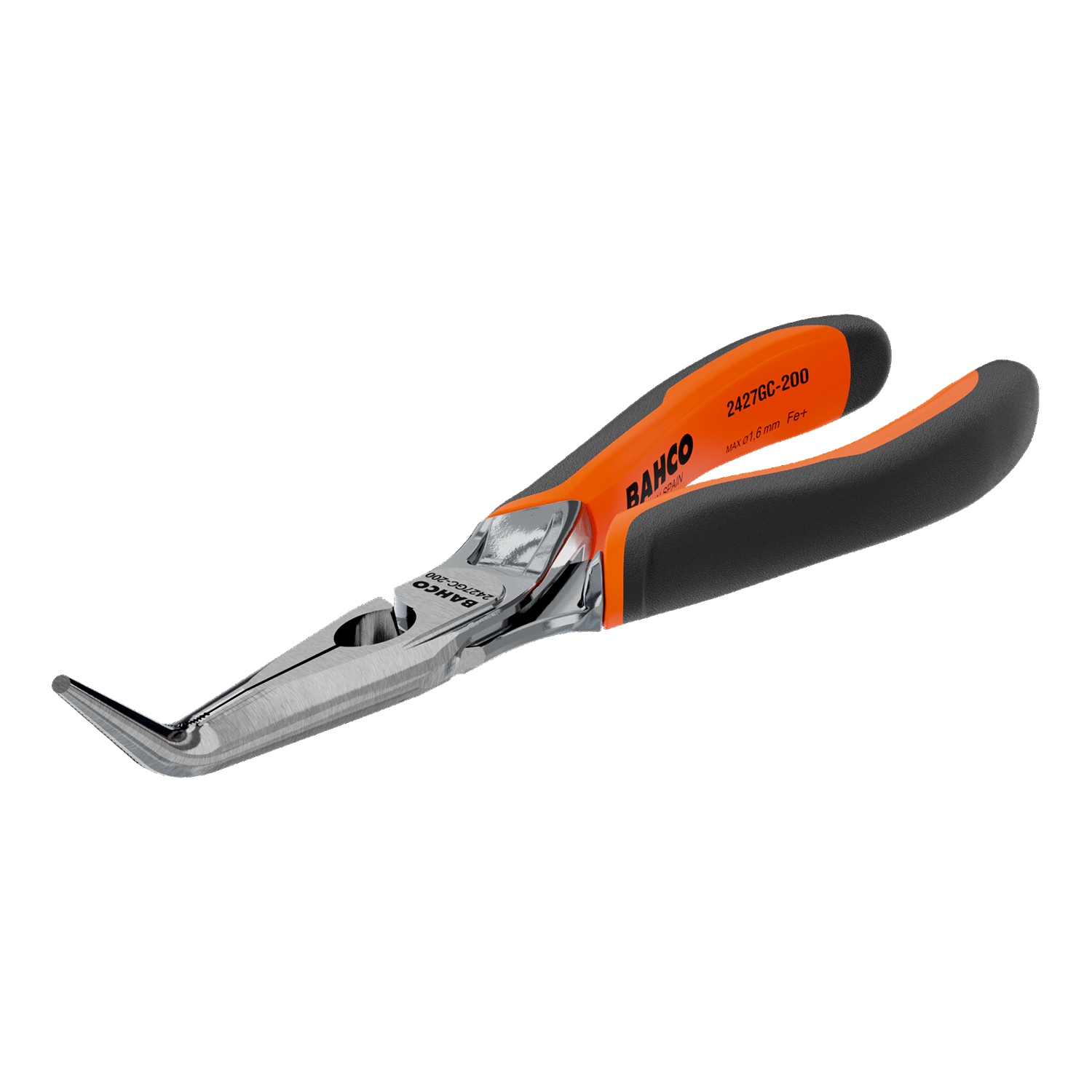 BAHCO 2427GC ERGO 45° Bent Tip Snipe Nose Plier Gripping - Premium Bent Tip Snipe Nose Plier from BAHCO - Shop now at Yew Aik.