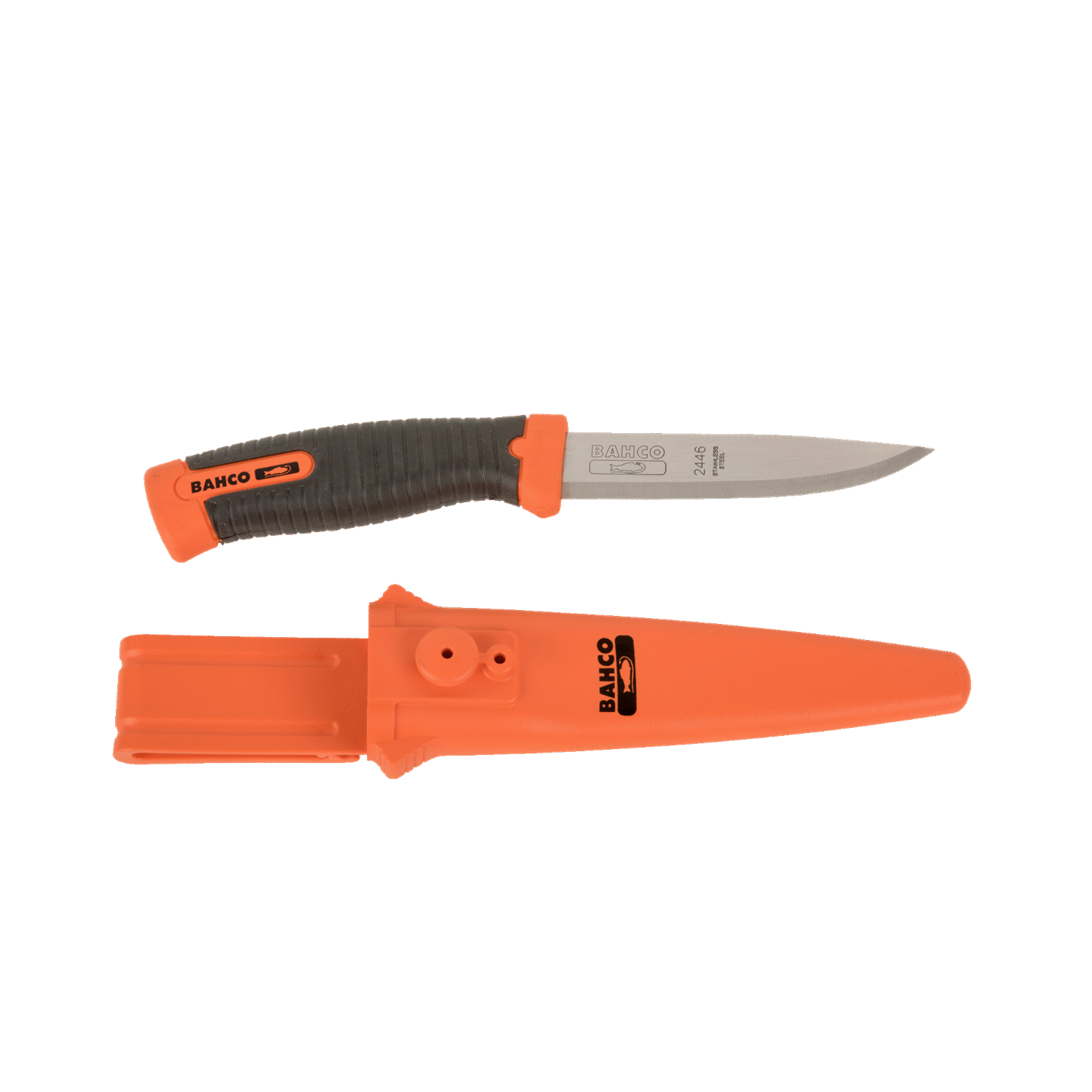 BAHCO 2446 Multipurpose Tradesman Knife with Button Holster - Premium Multipurpose Tradesman Knife from BAHCO - Shop now at Yew Aik.