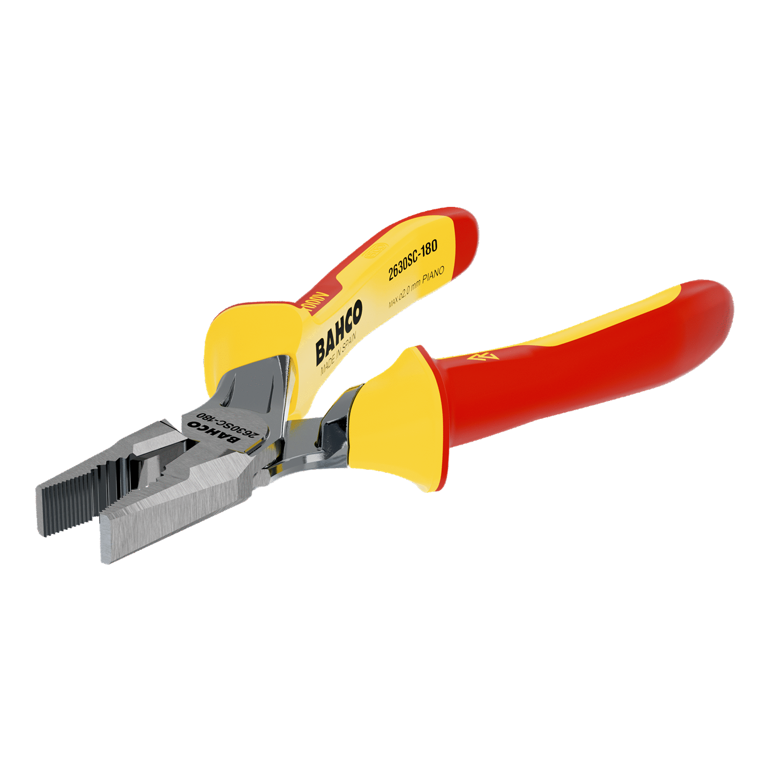 BAHCO 2630SC Reinforced Combination Plier with Chrome Finish - Premium Combination Plier from BAHCO - Shop now at Yew Aik.