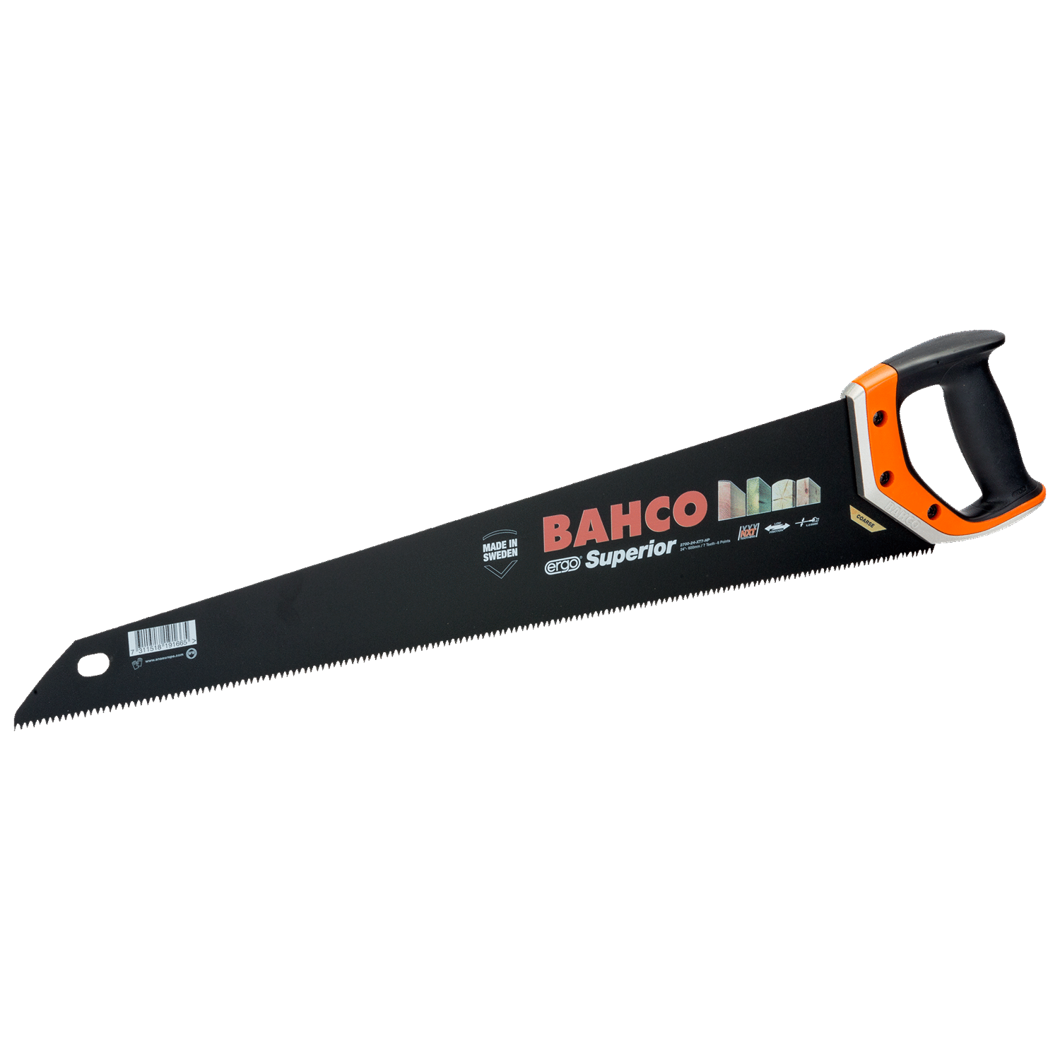 BAHCO 2700 ERGO Superior Handsaw for Tanalised Wood - 7"/8" - Premium Handsaw from BAHCO - Shop now at Yew Aik.
