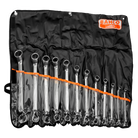 BAHCO 2M/12T Metric Deep Offset Double Ring Ended Wrench Set12Pcs - Premium Offset Double Ring Ended Wrench Set from BAHCO - Shop now at Yew Aik.