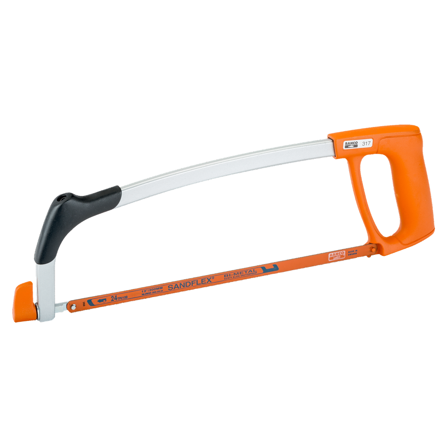 BAHCO 317 Hand Hacksaw Frame 432 mm (BAHCO Tools) - Premium Hand Hacksaw Frame from BAHCO - Shop now at Yew Aik.