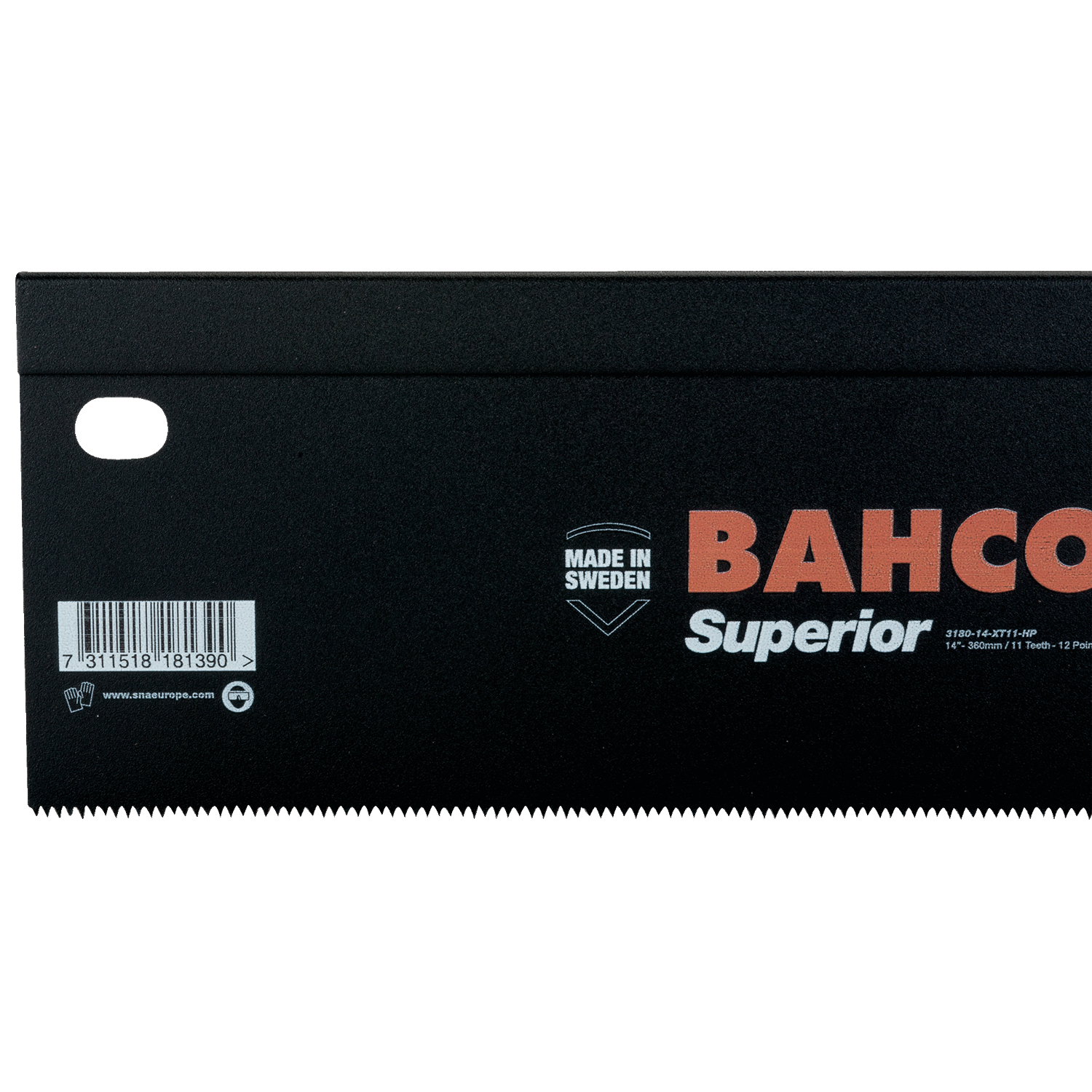 BAHCO 3180 ERGO Tenon Handsaw for Plastics/Laminates - Premium Handsaw from BAHCO - Shop now at Yew Aik.