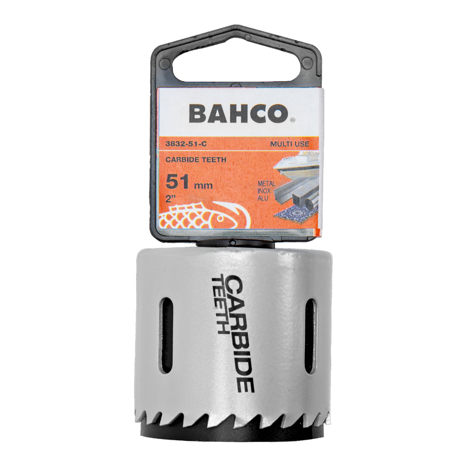 BAHCO 3832-C Carbide Tipped Holesaw For Stainless Steel 16-127 mm - Premium Carbide Tipped Holesaw from BAHCO - Shop now at Yew Aik.