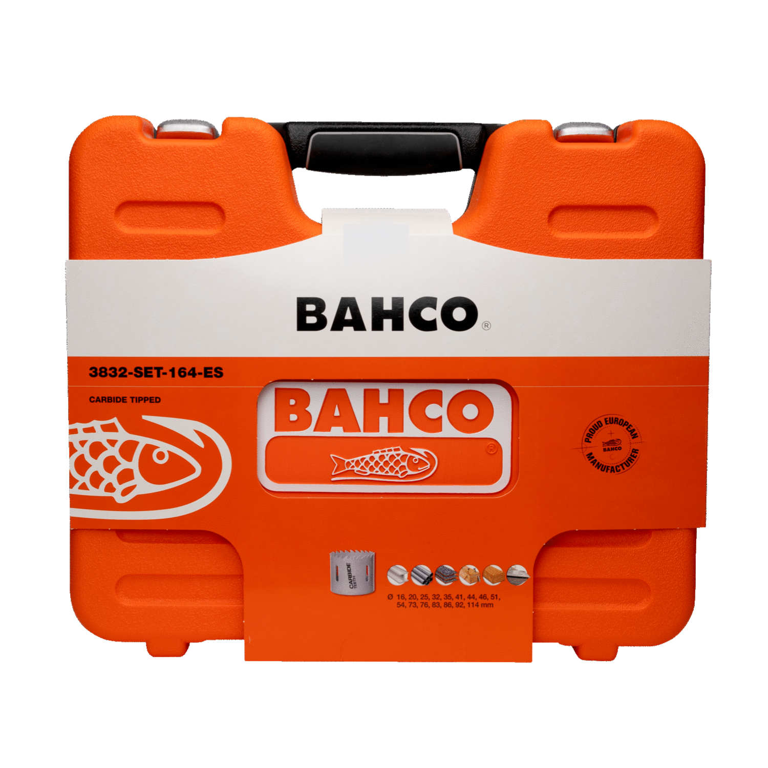 BAHCO 3832-SET-164-ES Carbide Tipped Holesaw Sets 20 pcs - Premium Carbide Tipped Holesaw from BAHCO - Shop now at Yew Aik.