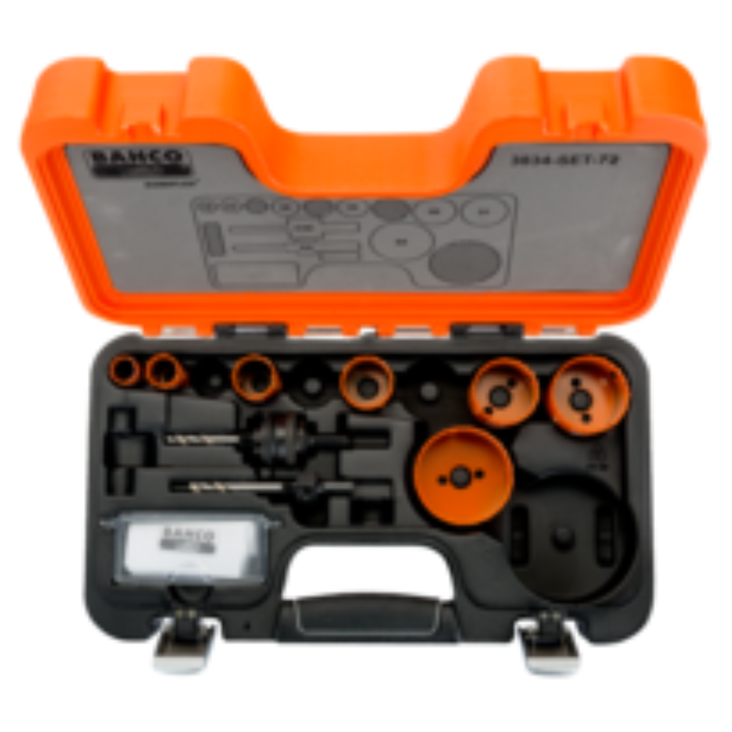 BAHCO 3834-72 Sandflex Bi-Metal Holesaw Set 9 pcs (BAHCO Tools) - Premium Bi-Metal Holesaw from BAHCO - Shop now at Yew Aik.