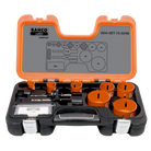 BAHCO 3834-73 Sandflex Bi-Metal Holesaw Set 9 pcs (BAHCO Tools) - Premium Bi-Metal Holesaw from BAHCO - Shop now at Yew Aik.