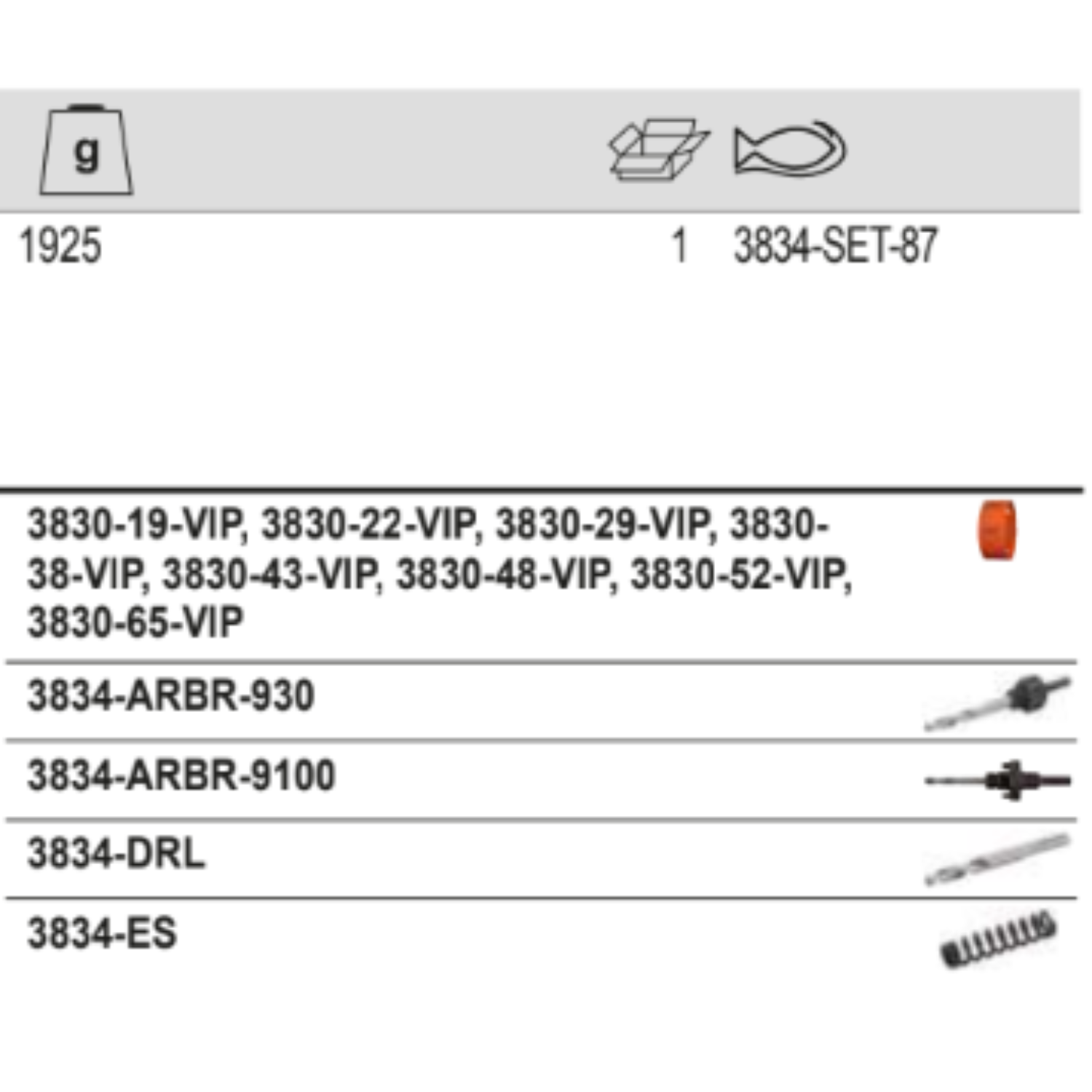 BAHCO 3834-87 Sandflex Bi-Metal Holesaw Set 12 pcs (BAHCO Tools) - Premium Bi-Metal Holesaw from BAHCO - Shop now at Yew Aik.