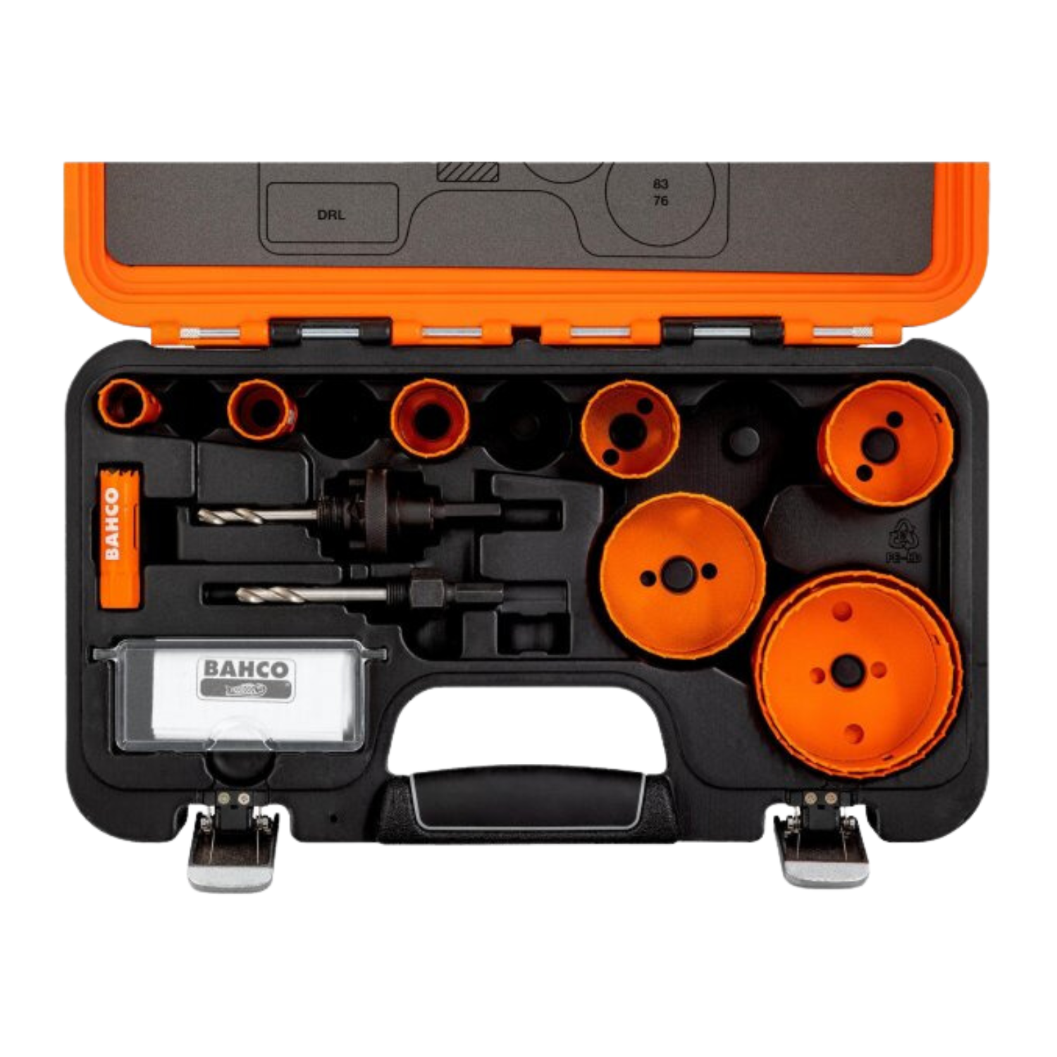 BAHCO 3834-93 Sandflex Bi-Metal Holesaw Set 12 pcs (BAHCO Tools) - Premium Bi-Metal Holesaw from BAHCO - Shop now at Yew Aik.