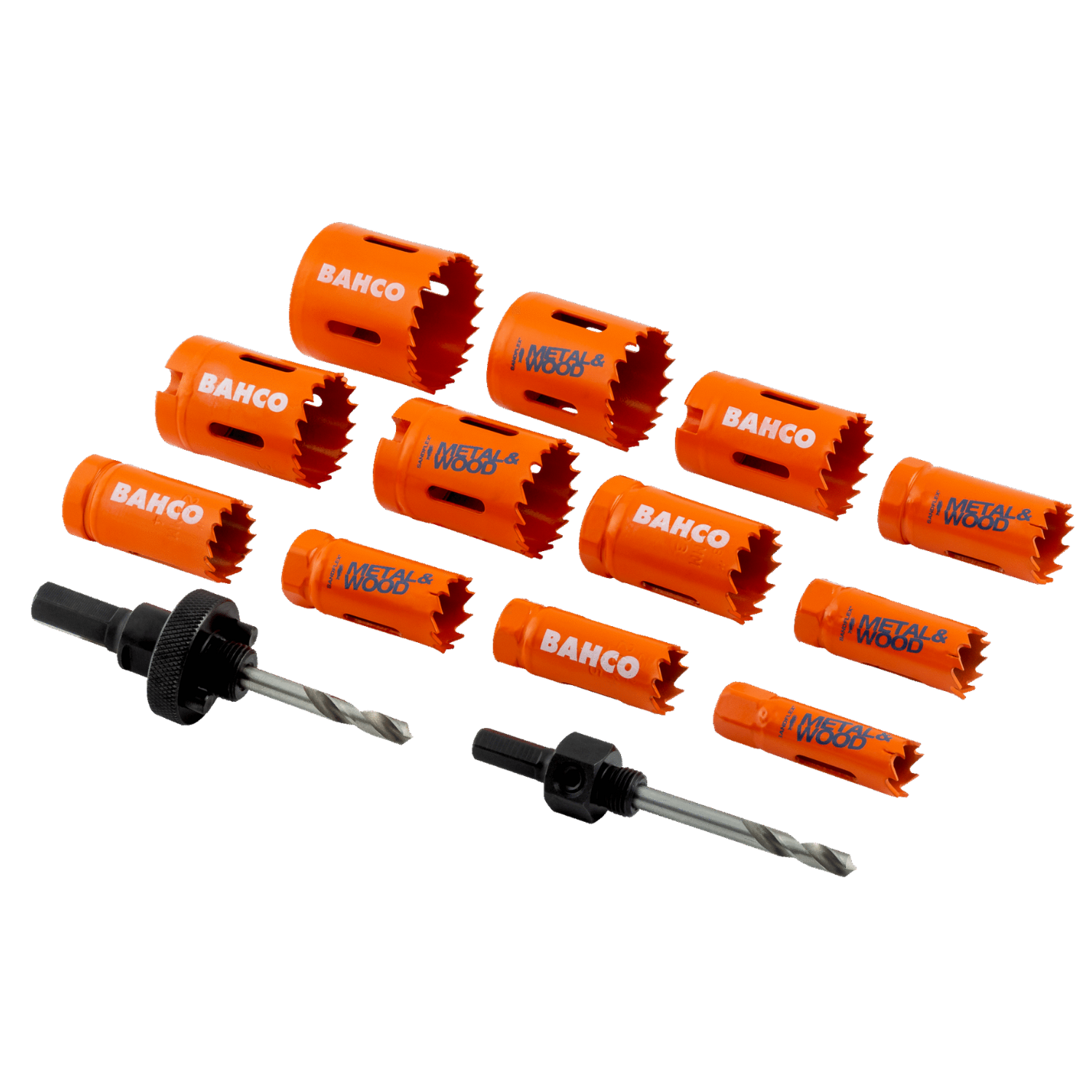 BAHCO 3834-PROMO-122 Sandflex Bi-Metal Holesaw 14 pcs - Premium Bi-Metal Holesaw from BAHCO - Shop now at Yew Aik.