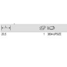 BAHCO 3834-UPSIZE Upsize Adaptor For Enlarging Existing Holes - Premium Upsize Adaptor from BAHCO - Shop now at Yew Aik.