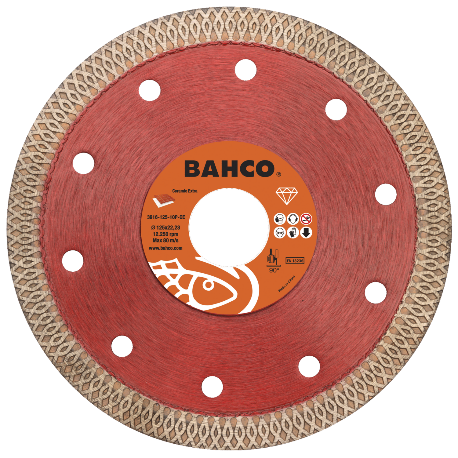 BAHCO 391-DIAM_C Abrasive Diamond Cutting Disc For Ceramic& Tiles - Premium Cutting Disc from BAHCO - Shop now at Yew Aik.