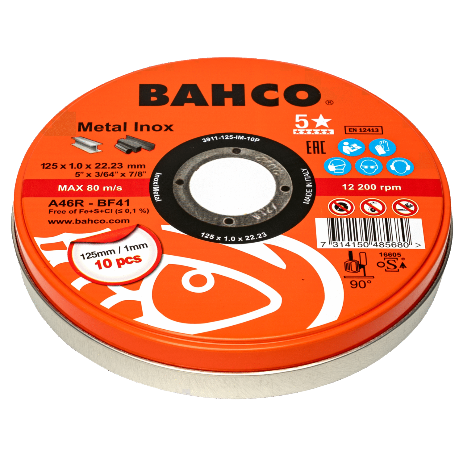 BAHCO 391-T41_IM High-Performance Abrasive Cutting Disc - Premium Abrasive Cutting Disc from BAHCO - Shop now at Yew Aik.