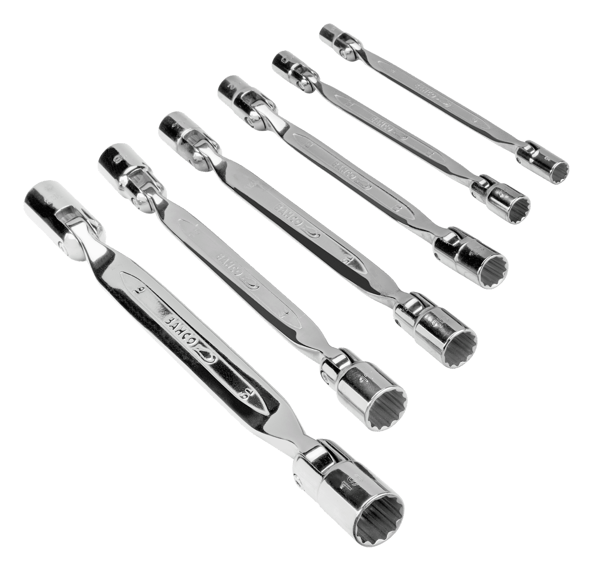 BAHCO 4040M/S6 Metric Double Ended Swivel Head Socket Wrench Set - Premium Socket Wrench from BAHCO - Shop now at Yew Aik.