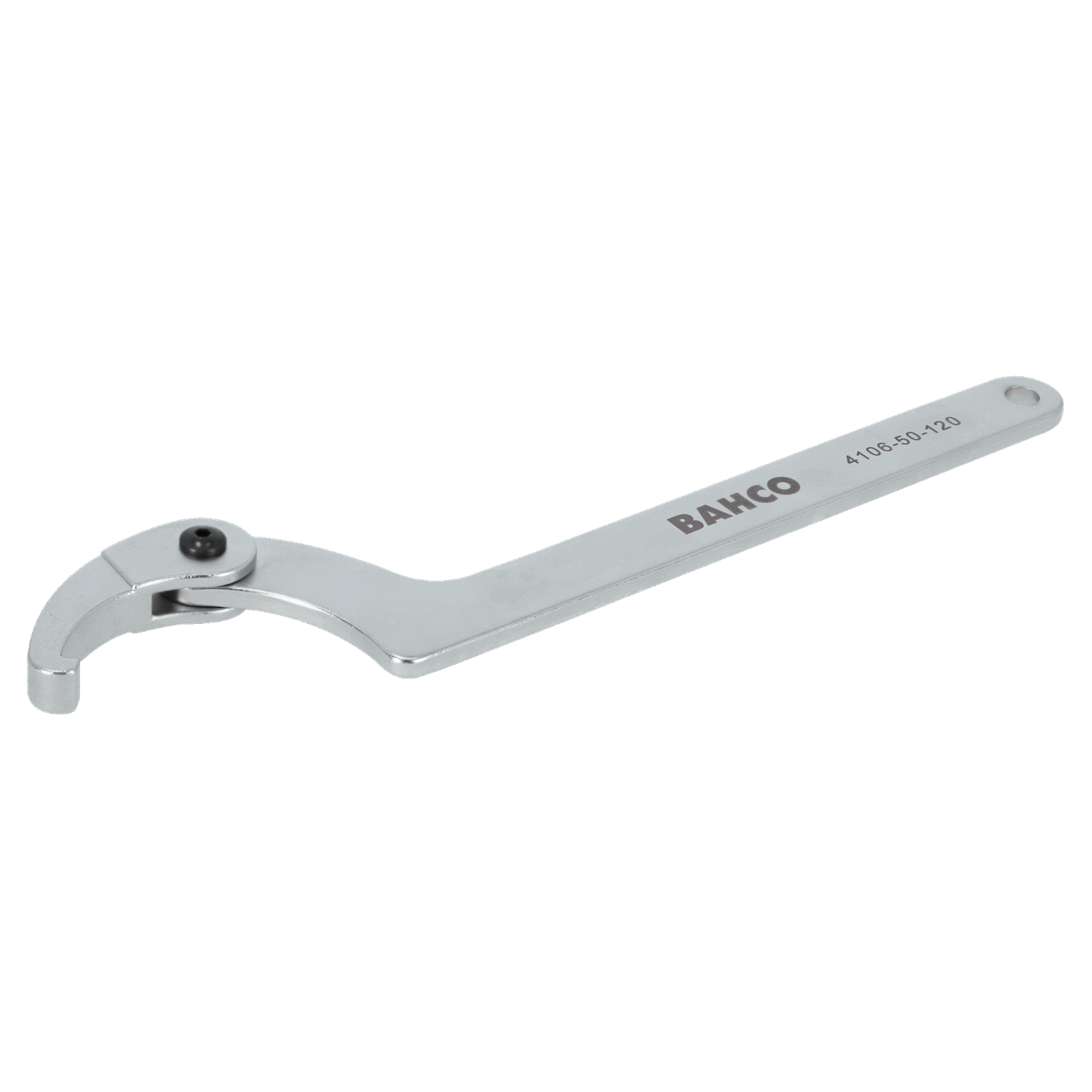 BAHCO 4106 Flexible Head Adjustable Hook Wrench Chrome Finish - Premium Hook Wrench from BAHCO - Shop now at Yew Aik.