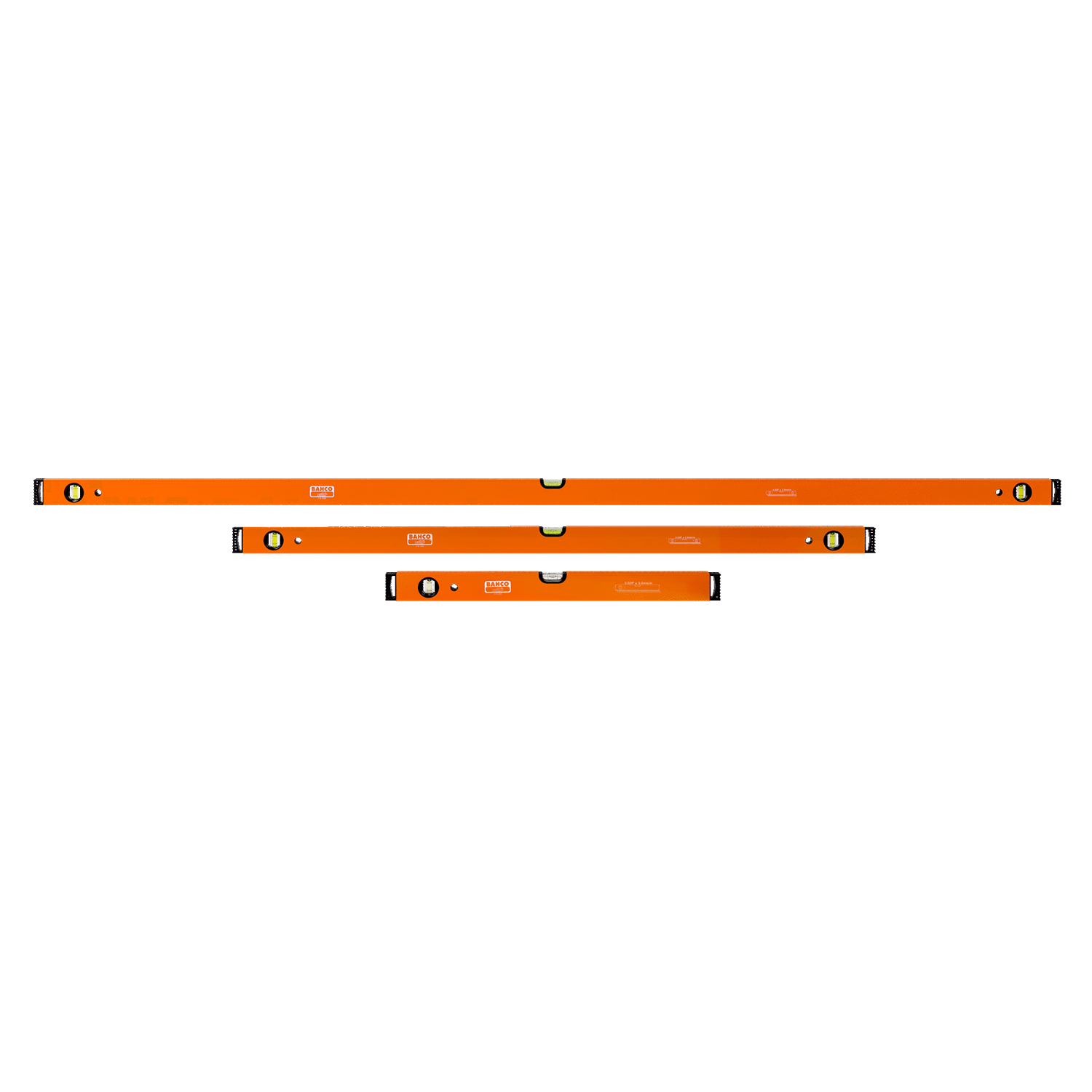 BAHCO 416-SET-1 Spirit Level Set 600/1200/1800 mm - 3 Pcs - Premium Spirit Level Set from BAHCO - Shop now at Yew Aik.