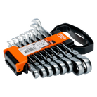 BAHCO 41RM/SH8 Metric Swivel Combination Ratcheting Wrench Set - Premium Combination Ratcheting Wrench Set from BAHCO - Shop now at Yew Aik.
