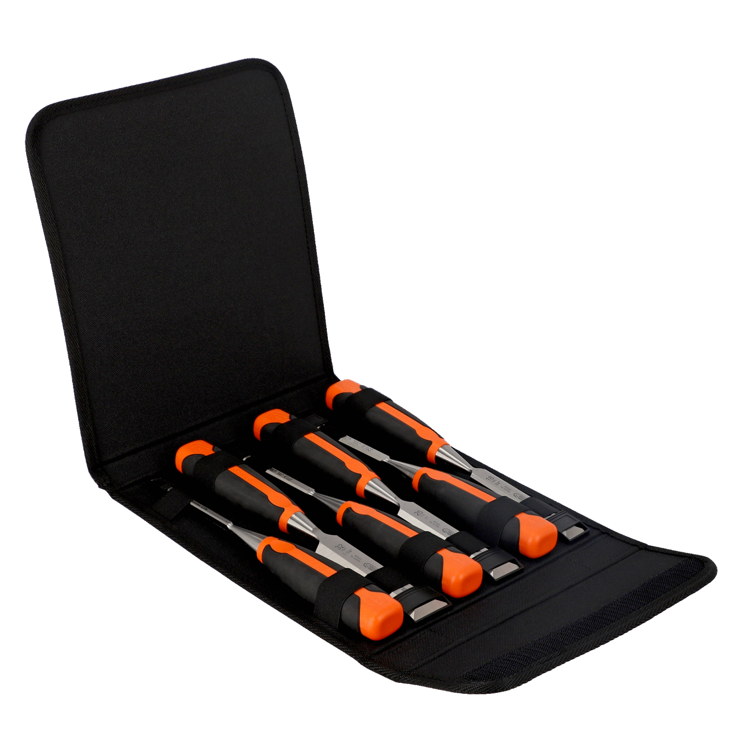 BAHCO 424P-S6-PP Chisel Set with Rubberised Handle - 6 Pcs - Premium Chisel Set from BAHCO - Shop now at Yew Aik.