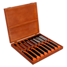 BAHCO 424P-S8-EUR Chisel Set with Rubberised Handle - 8 Pcs - Premium Chisel Set from BAHCO - Shop now at Yew Aik.