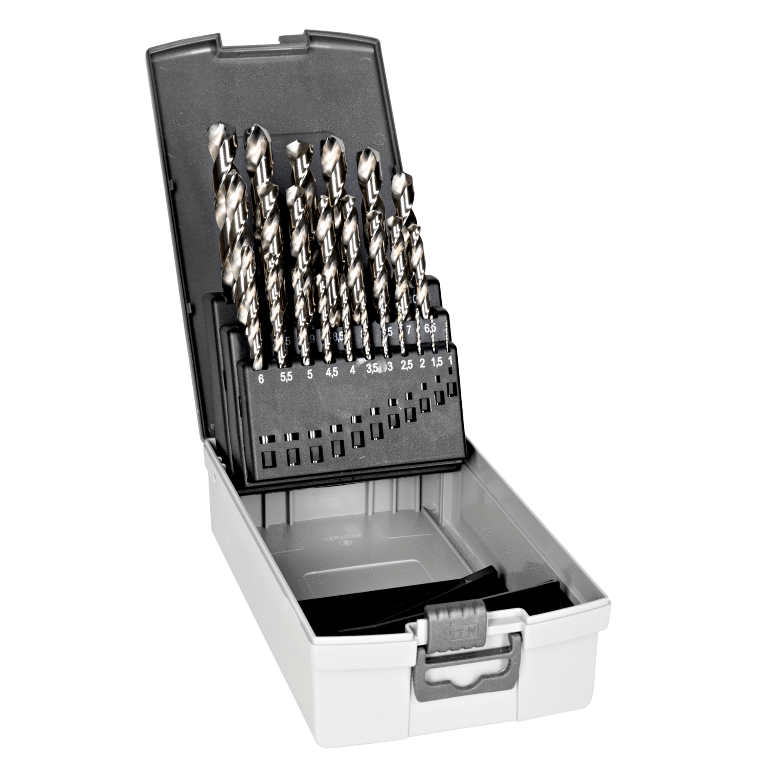 BAHCO 4513-SET-25 HSS-G Drill Bit Set For Metal - 25 pcs - Premium HSS-G Drill Bit Set from BAHCO - Shop now at Yew Aik.