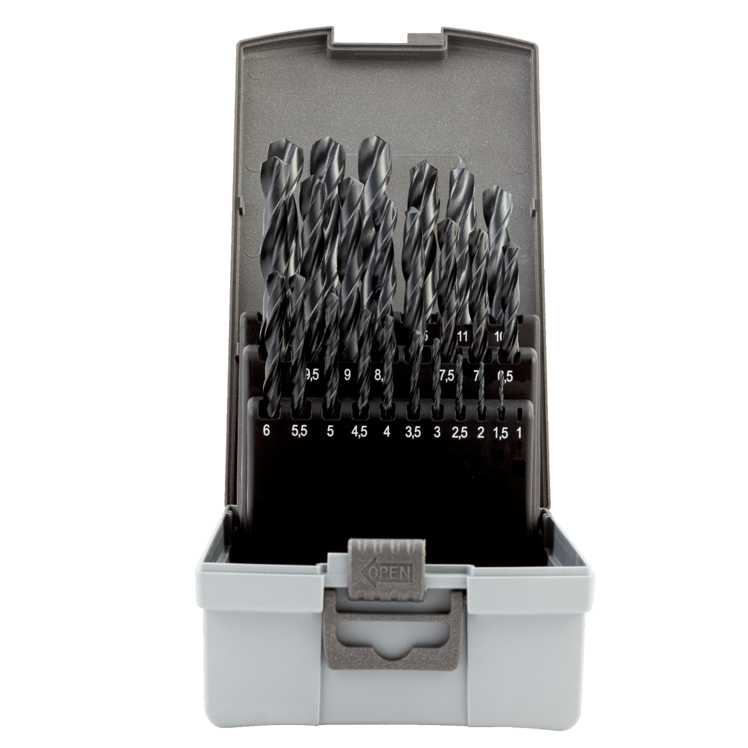 BAHCO 4515-SET-25 HSS-R Drill Bit Set For Metal - 25 pcs - Premium HSS-R Drill Bit Set from BAHCO - Shop now at Yew Aik.