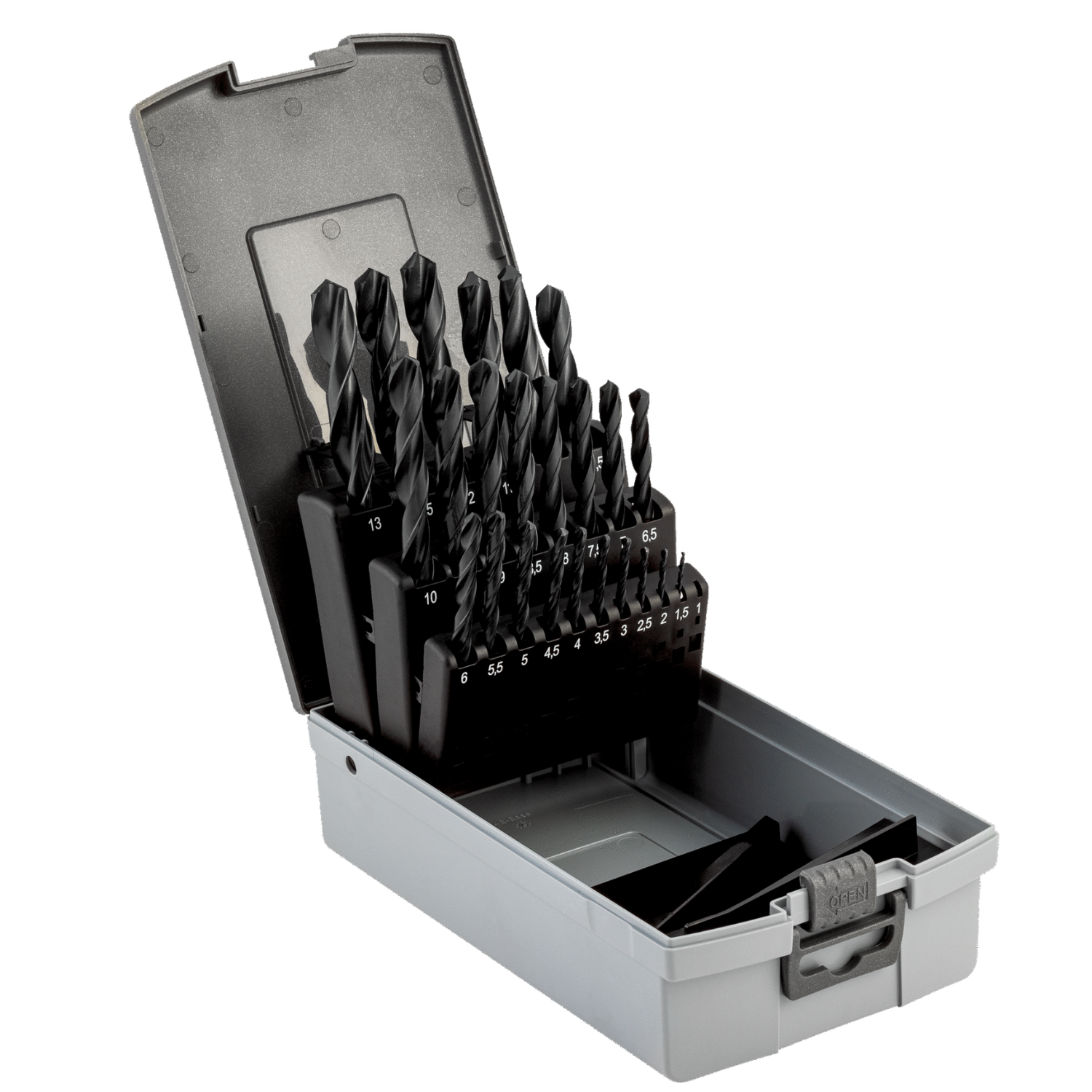 BAHCO 4515-SET-25 HSS-R Drill Bit Set For Metal - 25 pcs - Premium HSS-R Drill Bit Set from BAHCO - Shop now at Yew Aik.