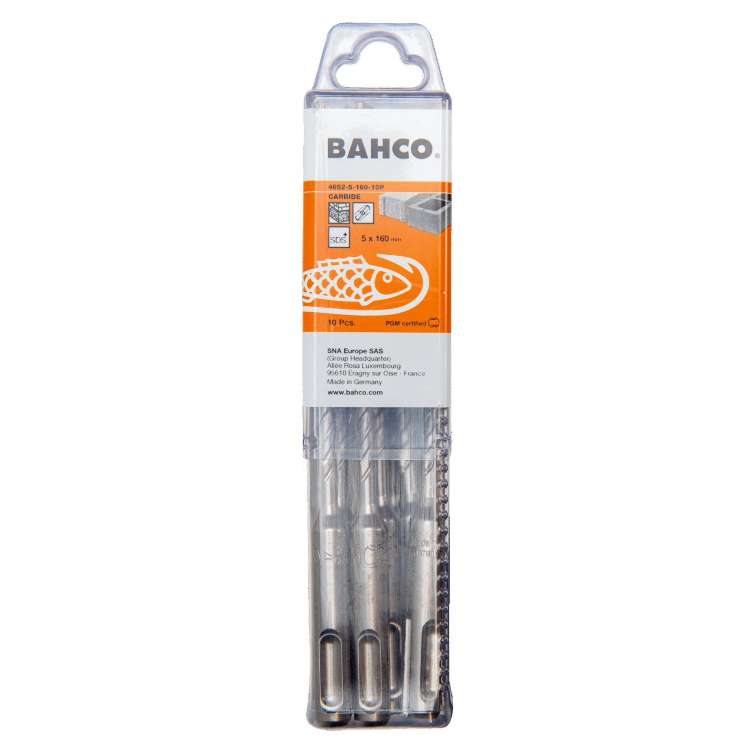 BAHCO 4652 SDS+ Drill Bits 2-Cutter For Concrete (BAHCO Tools) - Premium Concrete SDS+ Drill Bit from BAHCO - Shop now at Yew Aik.