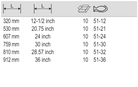 BAHCO 51 Spare Dry Wood Blade for Bow Saws 12”- 36” - Premium Dry Wood Blade from BAHCO - Shop now at Yew Aik.