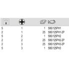 BAHCO 59S/125PH 1/4" Standard Screwdriver Bit for Phillips Head - Premium Screwdriver Bit from BAHCO - Shop now at Yew Aik.
