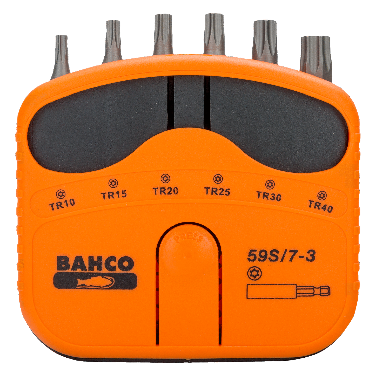 BAHCO 59S/7-3 1/4" Screwdriver Bit Set For TORX Tamper Resistant - Premium Screwdriver Bit Set from BAHCO - Shop now at Yew Aik.